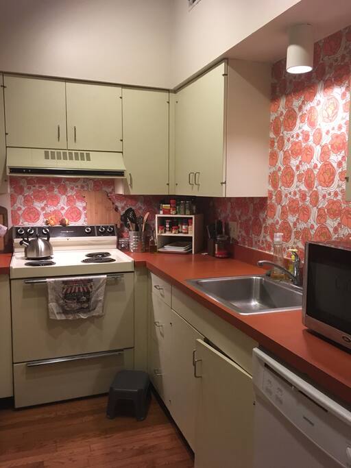 Feel free to use the stove and microwave.