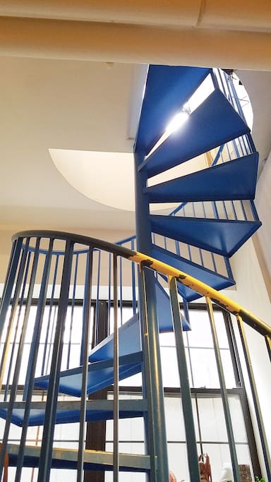 Our spiral staircase is SWEET!
