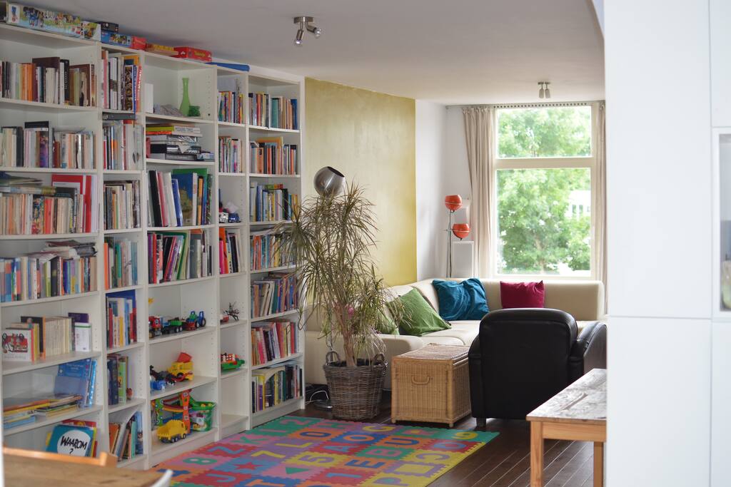 Living room with playing mat for the children