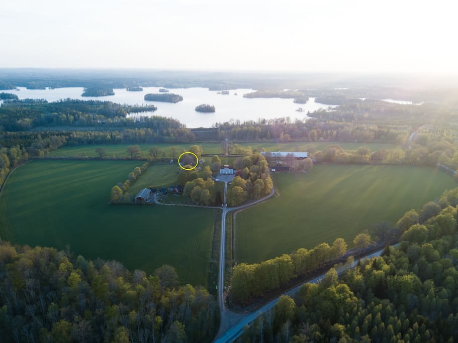 It is located at an old mansion.