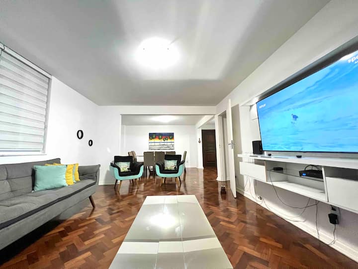 Copacabana, Amplo Apt 3 Qts, Na Quadra Mar (Praia) - Rio de Janeiro