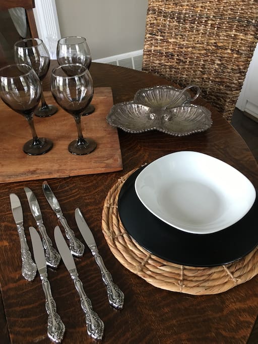 Plenty of items to host a celebratory dinner