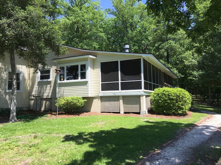 Heron House sits on one and a half acres of land
