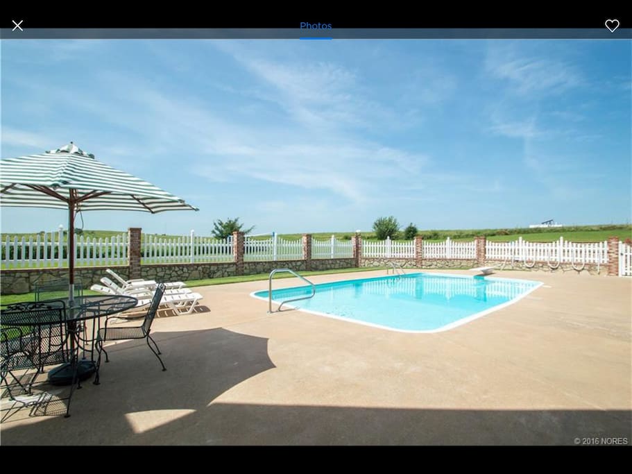 Private pool shared with homeowner.