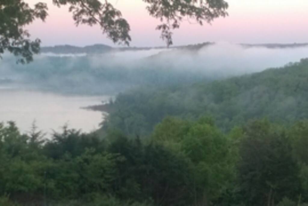 Morning view of the fog