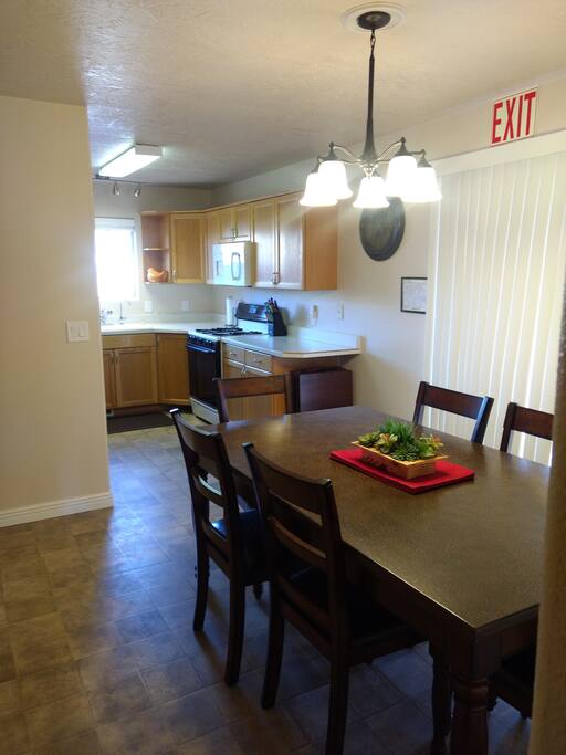 Dining Room and Kitchen