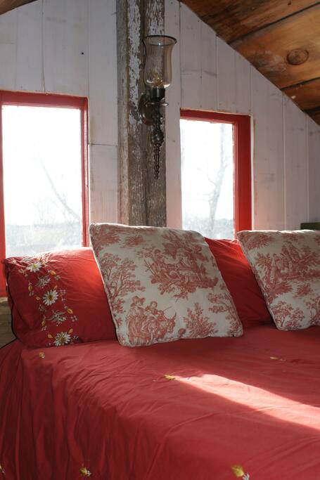 Bed in the loft