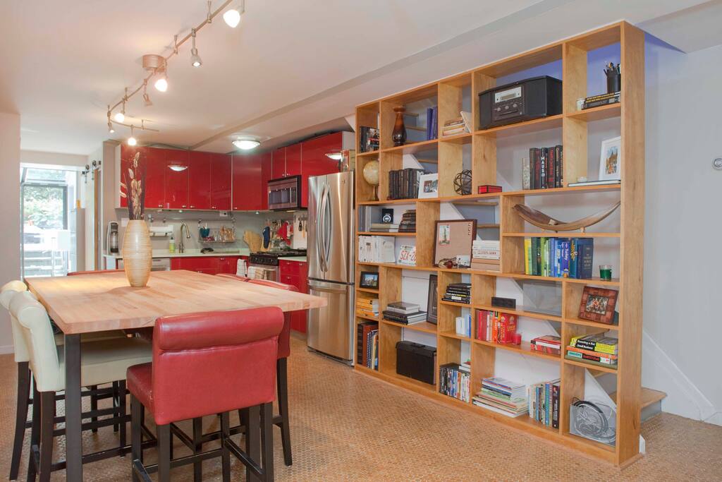 Plenty of dining space.