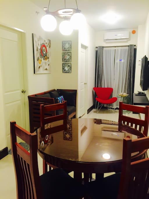Living room and Dining area