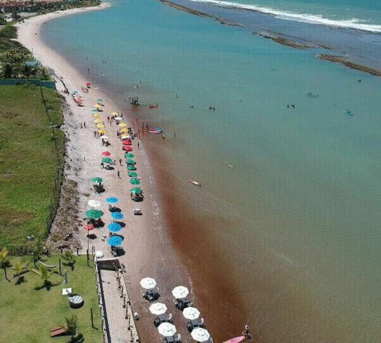 Praia de Muro Alto - Visão Aérea