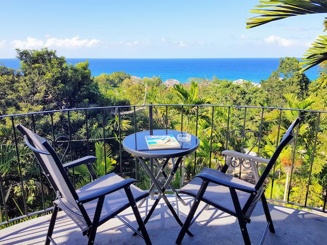 The Coconut Palm Villa ~ Idyllic Ocean View Suite☀