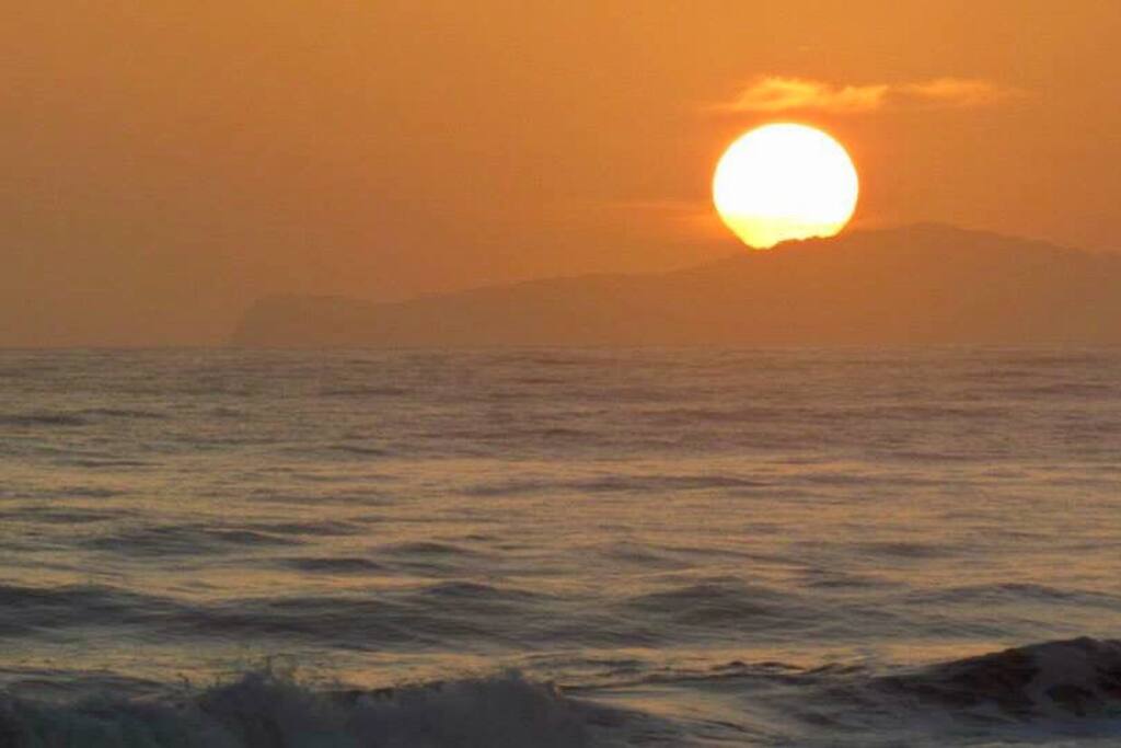 Sunset at Tela Bay