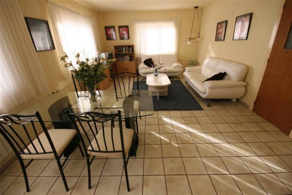 Livingroom + open kitchen