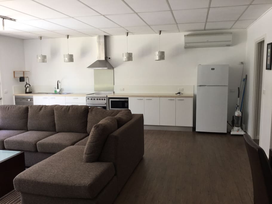 Awesome open plan living so everyone can be together.