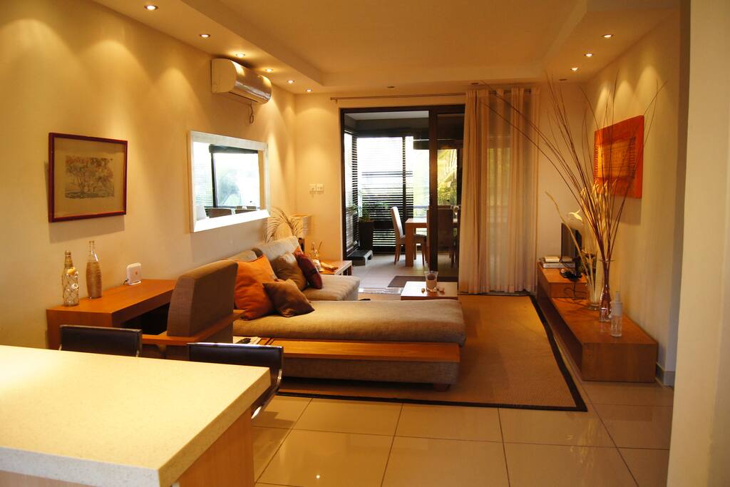 Living room from the kitchen