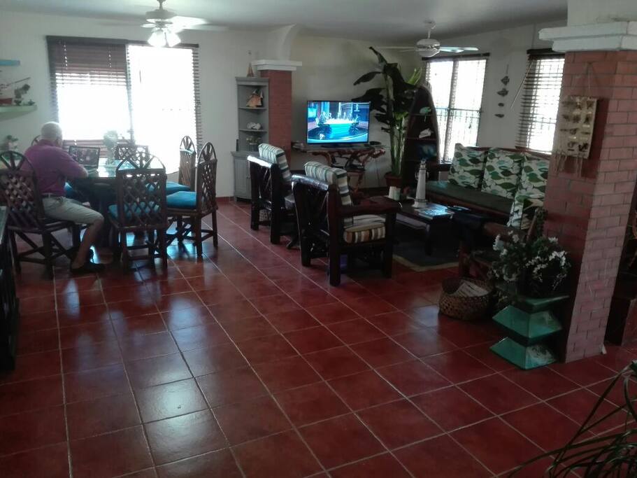Living Room and Dining Area