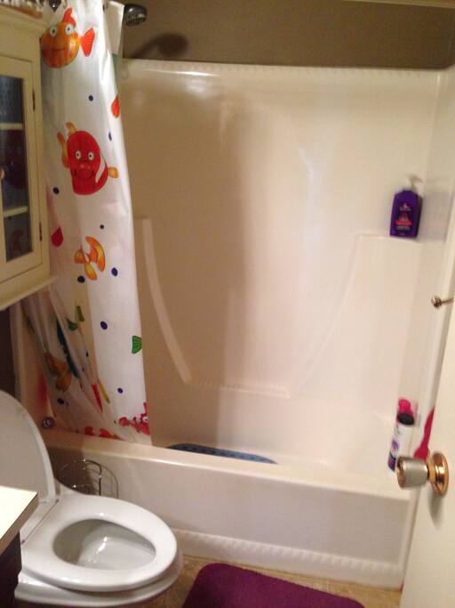 Full bath next door.