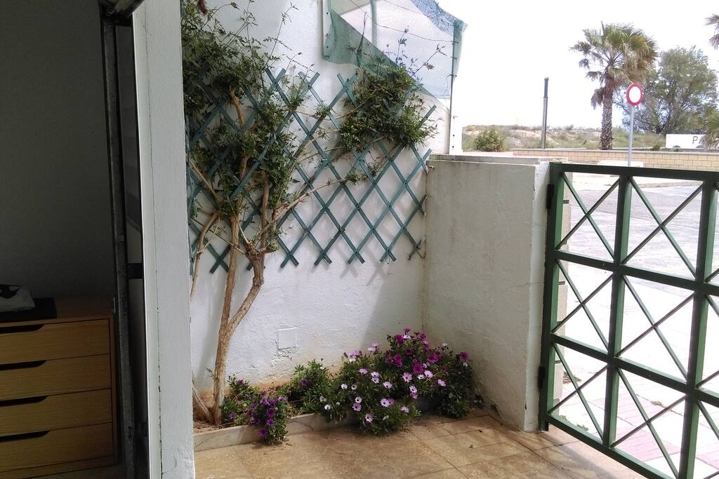 La vivienda está a unos 20m del mar