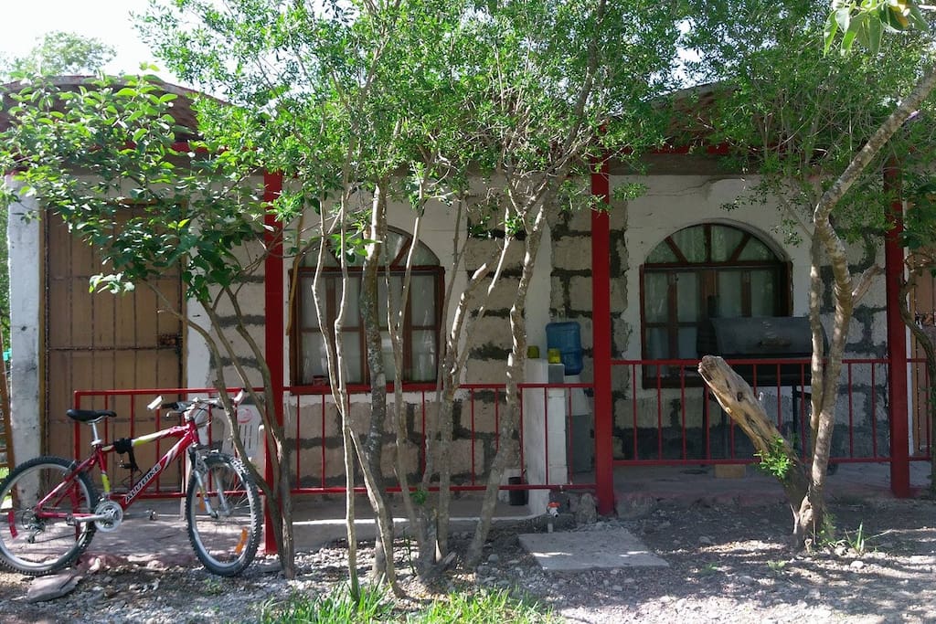 Your doorsteps, we have bycicles available for your mobility and convenience.