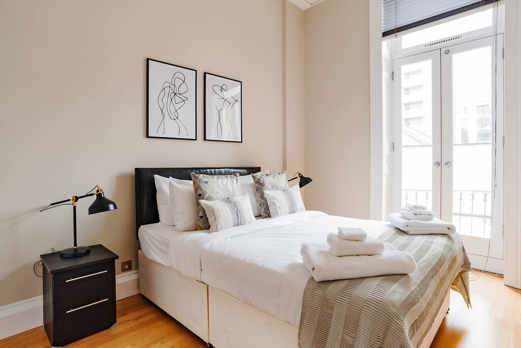 The master bedroom.