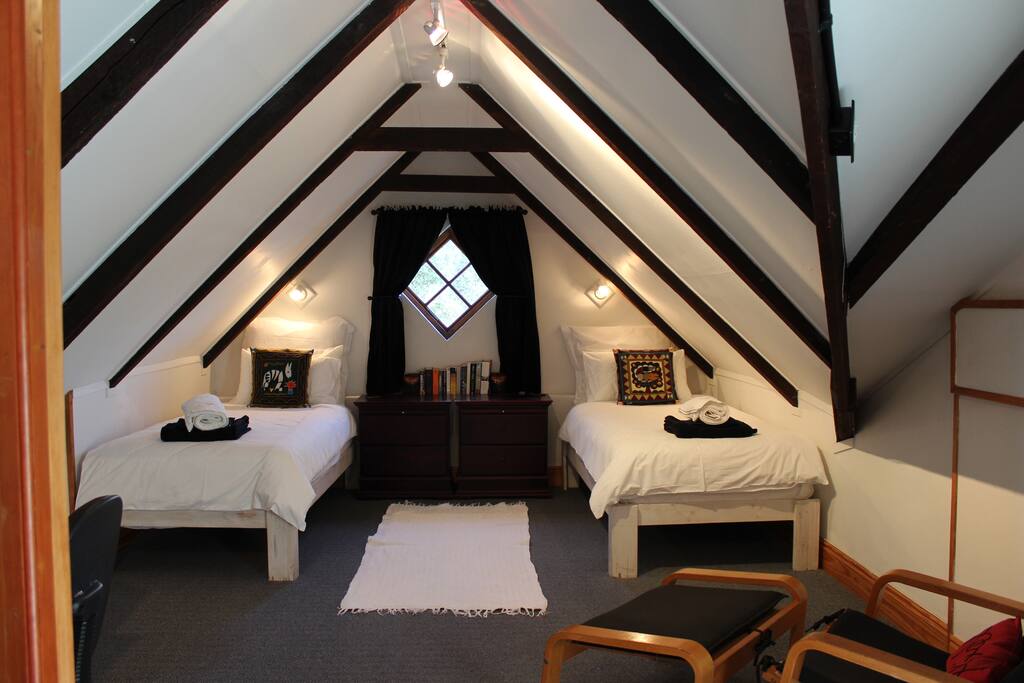 Two single beds awaiting you