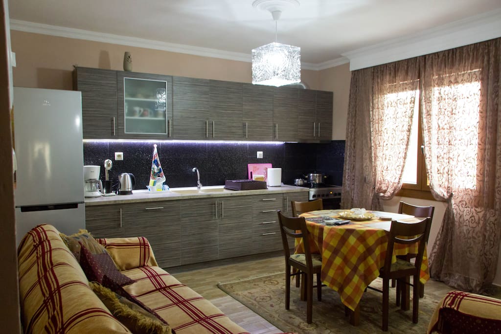 Our kitchen is fully equipped and allows you to prepare your morning coffee or lunch.
