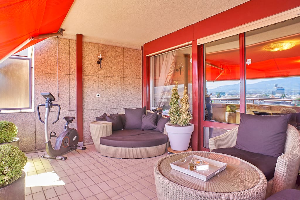 Huge balcony of 25 m2