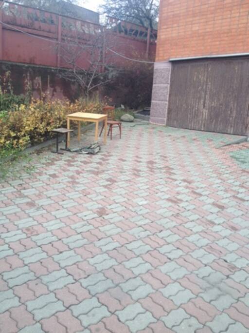 парковка на 3 авто+гараж