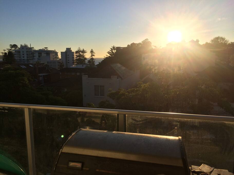 Sunrise over the second balcony!