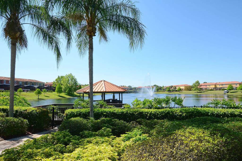 Pond and Gazebo