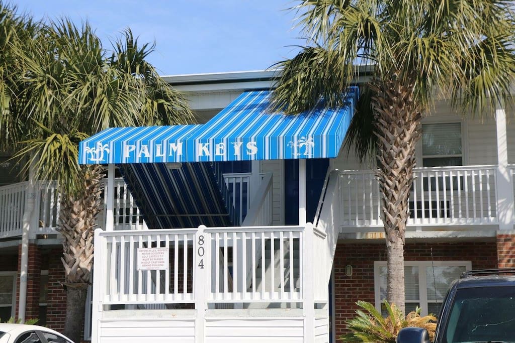 Palm Key Condo Complex located at 804 12th Ave South, off Hwy 17 in the heart of North Myrtle Beach!!