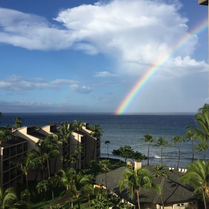 rainbow from lanai