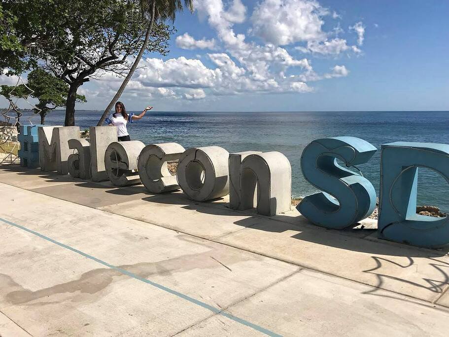 Malecon Avenue front of apartament.