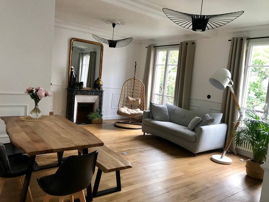 Magnifique duplex appartement Haussmanien au calme ...