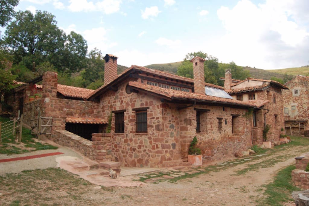 Vista de la casa desde el exterior