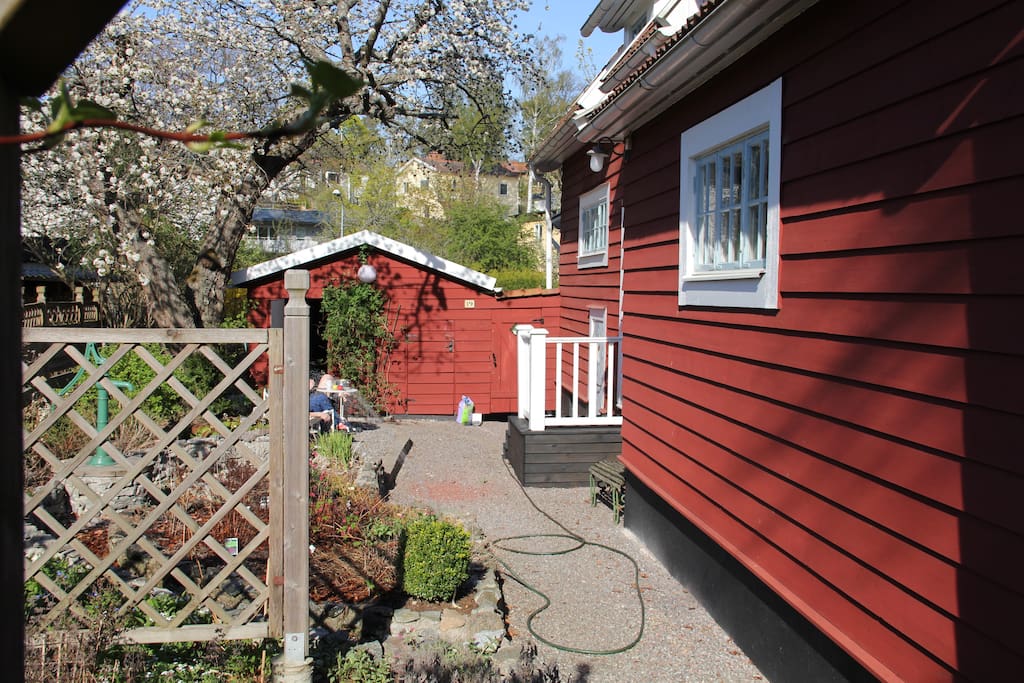 View from guests' garden