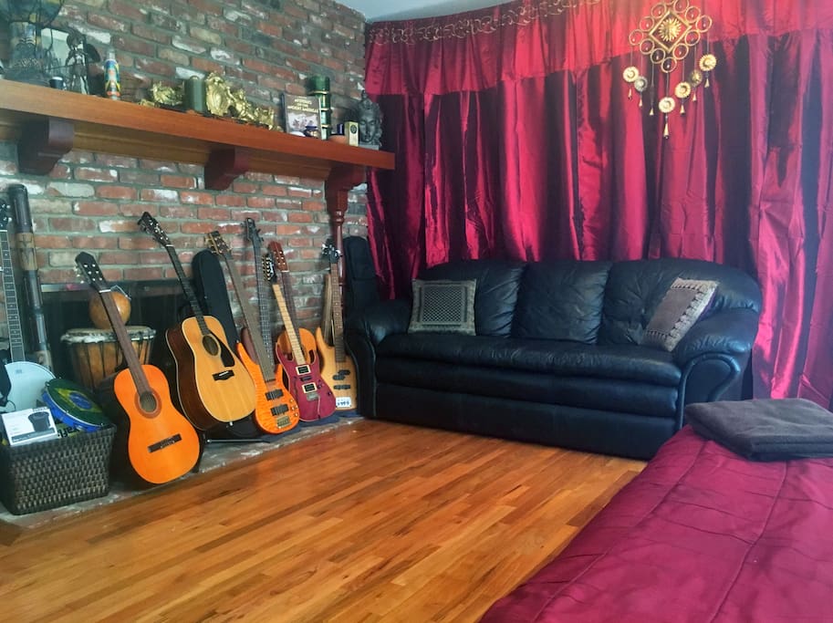 Leather sofa