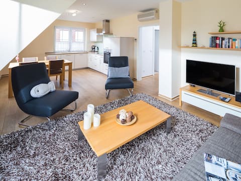 Dream vacation Juist, 70sqm apartment + sunny balcony, 4P