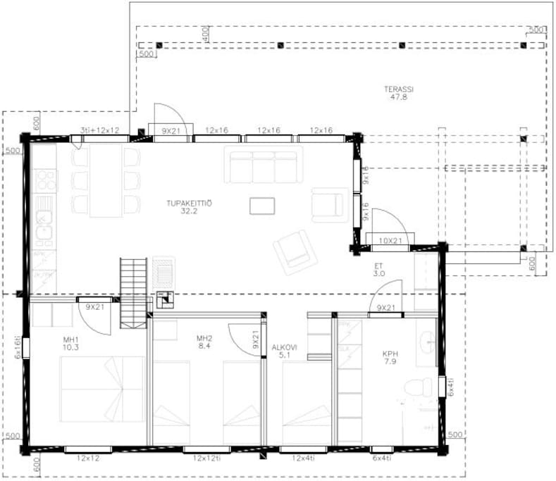 bottom floor plan