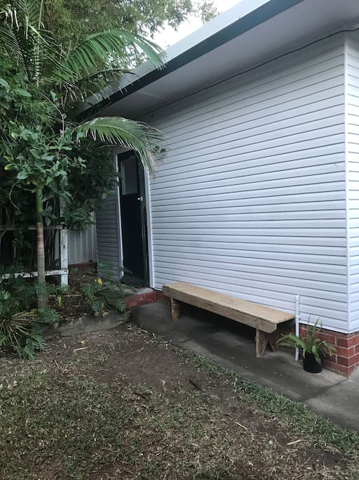 The private entrance