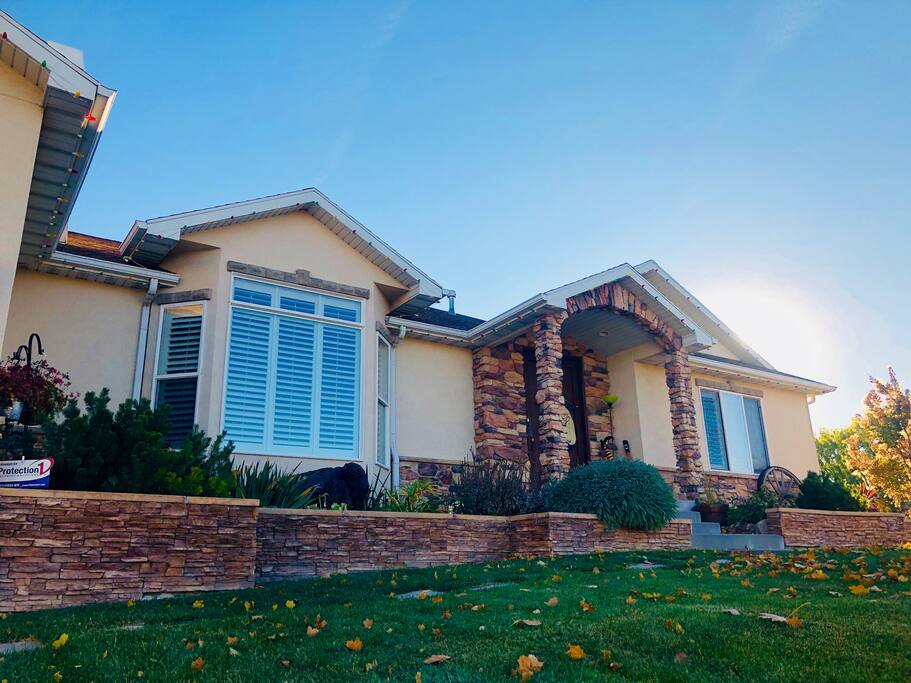 Exterior of the home