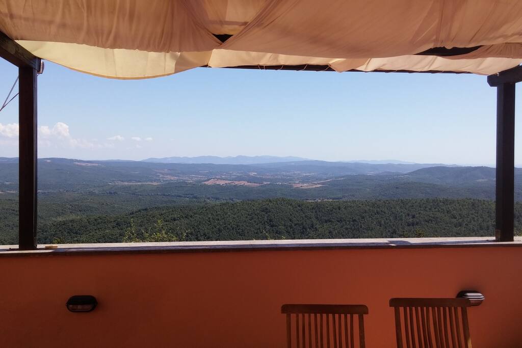 Scorcio panoramico da una delle terrazze