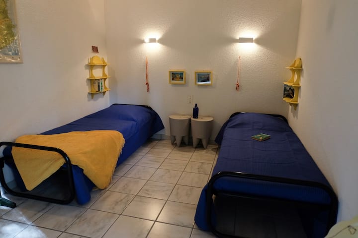 Pogled iz dječje sobe, u stražnjoj kući