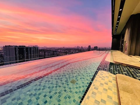 High FL City view 1BR IDEO Wongsawang@MRT Bangson