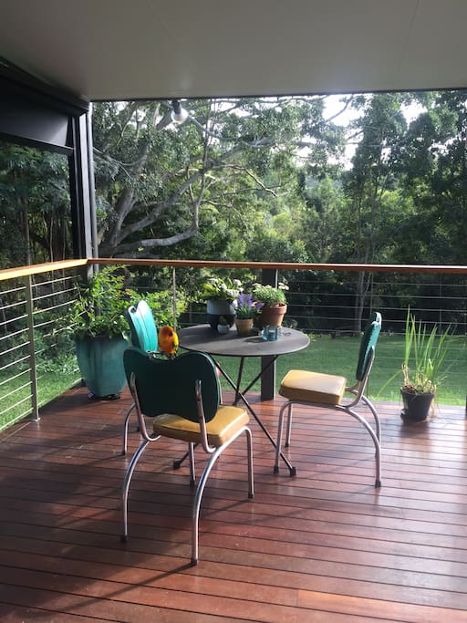 lovely verandah for outside dining and relaxing