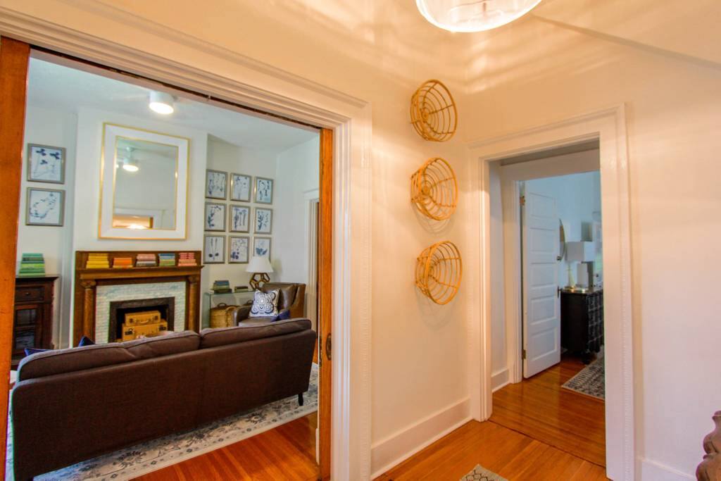 Welcoming front entrance