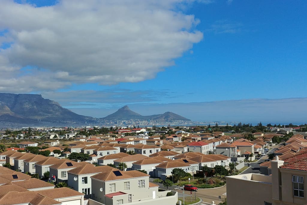 View of Table Mountain from terrace