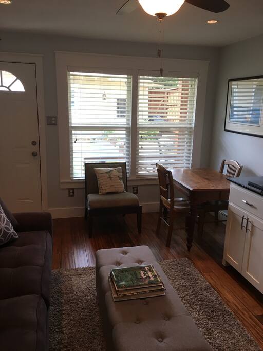 Guest Room Living Area, View of Entrance