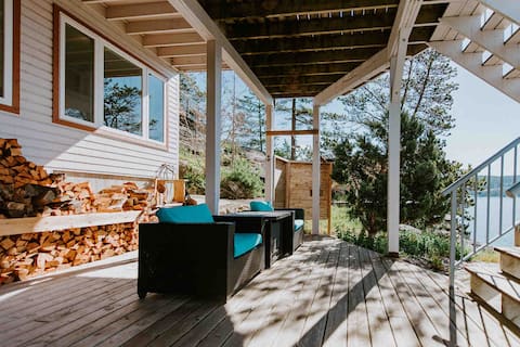 Oceanfront Wood Fired Tub - Studio Sacré