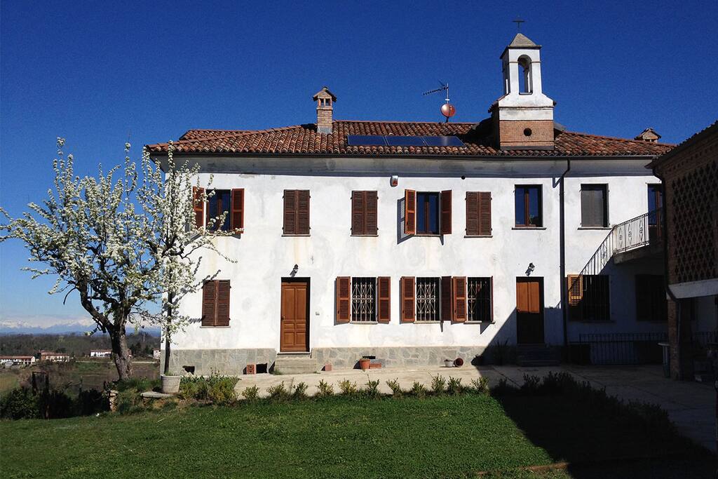 The house with the bell tower on the roof